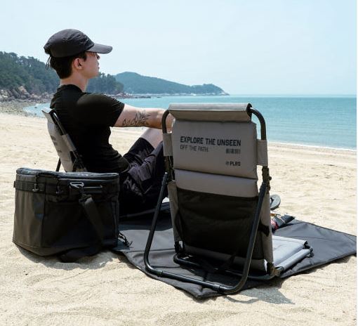폴라리스 캠핑 의자 G1 그라운드 체어 좌식 릴렉스 페스티벌 경량 각도조절 - 상세 이미지 3
