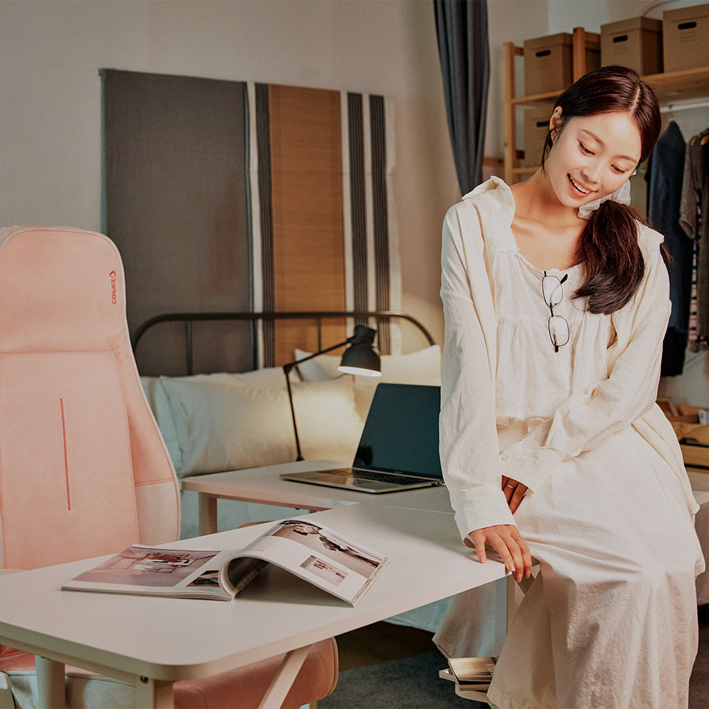 제닉스 ARENA L데스크 라이트 ㄱ자코너 2인용 컴퓨터게이밍책상