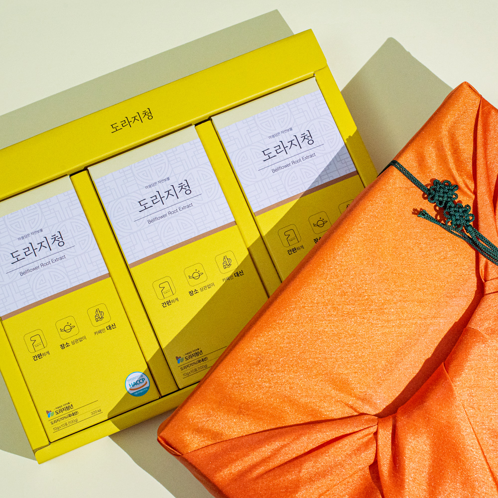 국산 배 생강 도라지청스틱 300g 명절 선물