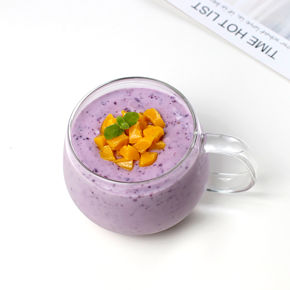 홈카페 티머그 소앤홈 소요 내열유리 커브드 핸들컵 400ml 4P세트 - 상세 이미지 5