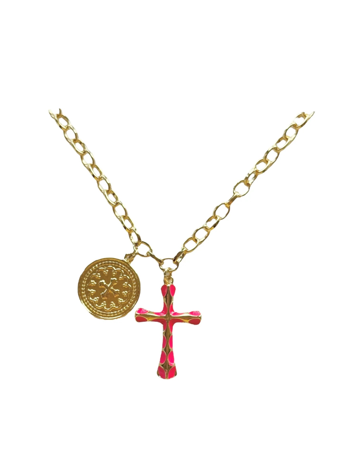 LA판타지 십자가목걸이 유럽 디자이너 팬던트목걸이 cross necklace - 상세 이미지 3
