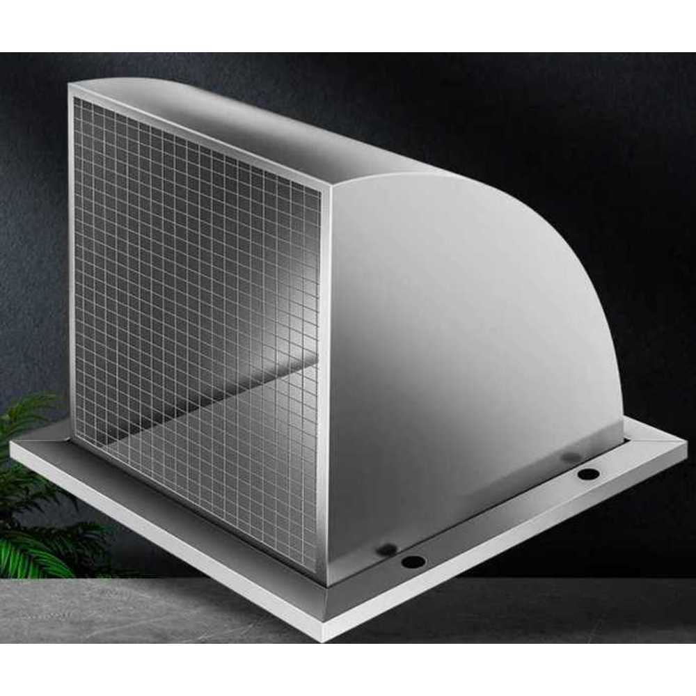 환풍구 커버 환기구캡 루바 그릴 공기창 부엌 스텐 25cm - 상품 이미지