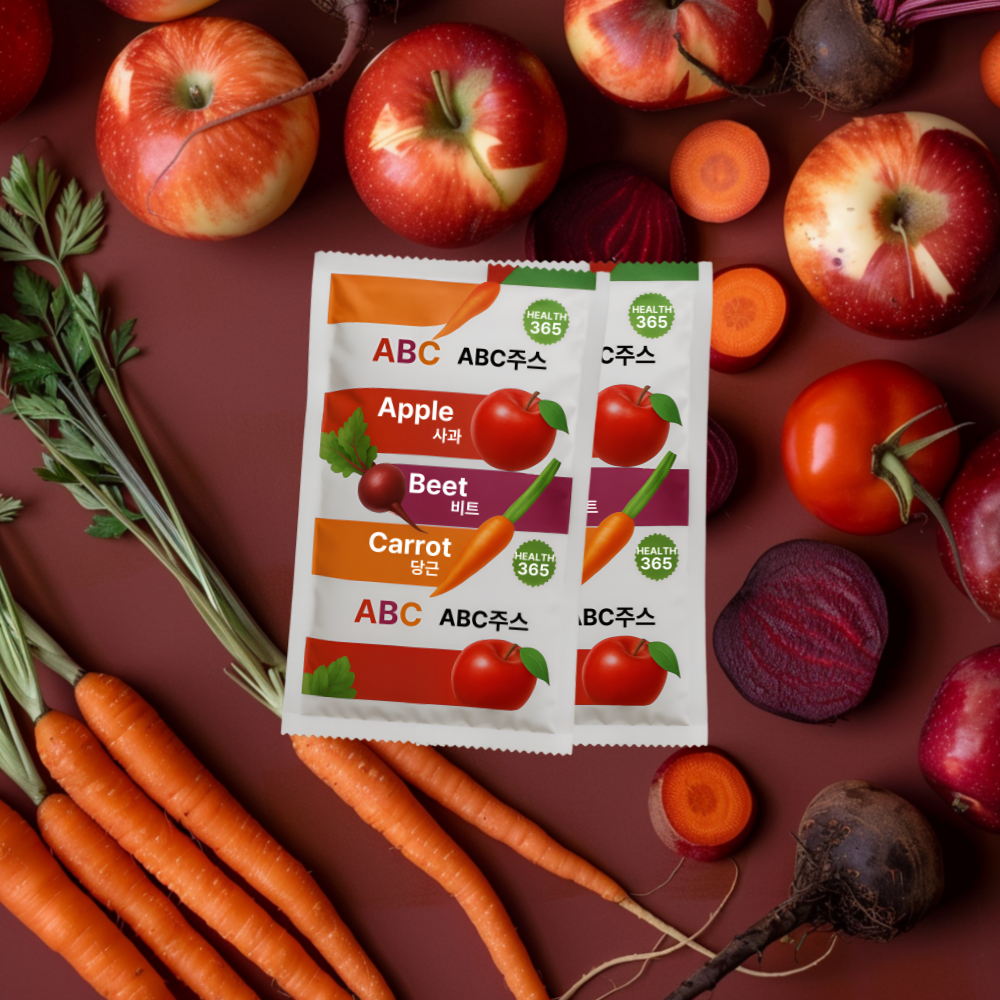 자연애담 맛있는 ABC주스 사과 제주당근 비트 에이비씨 야채 100ml 30포
