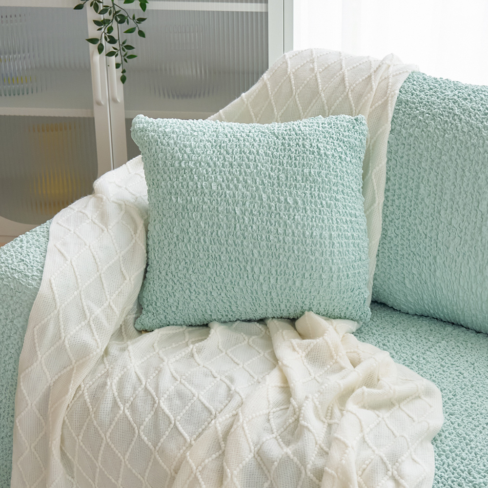 부드러운 뱀부 올핏 쇼파 쿠션커버 인테리어 포인트