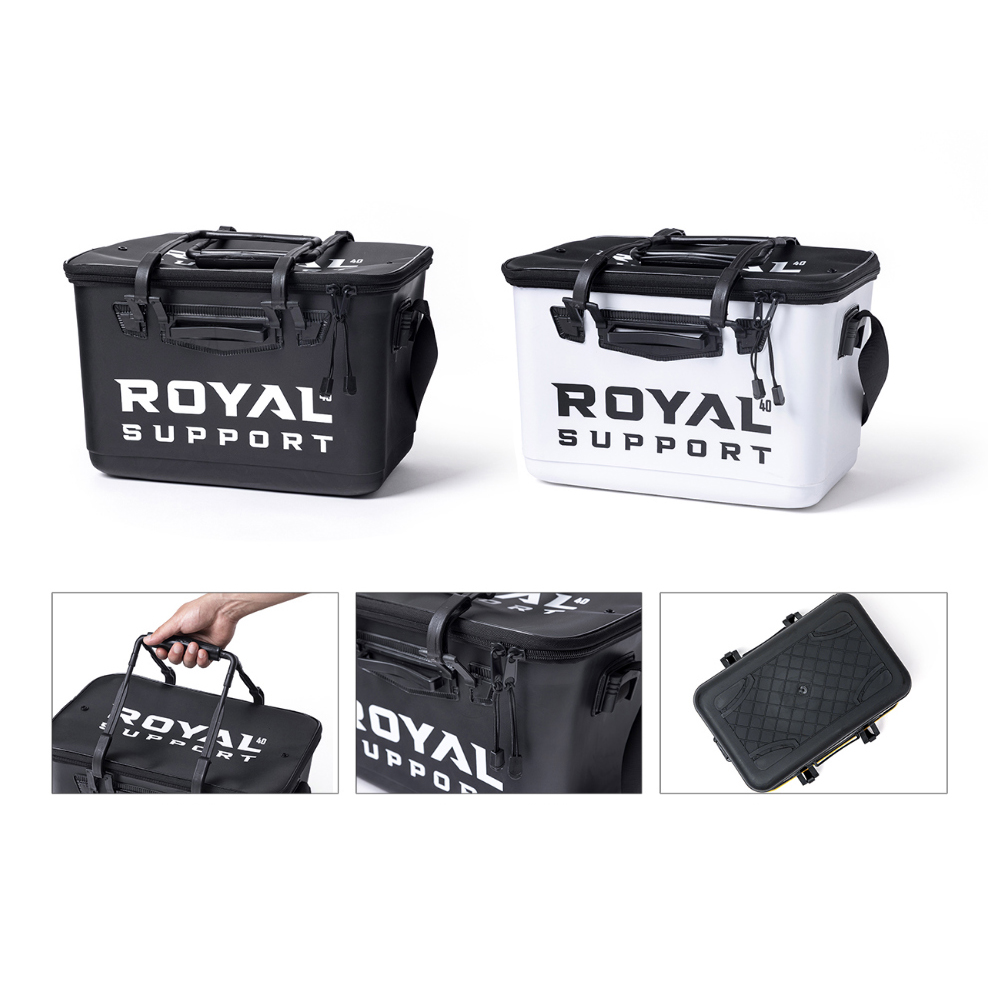 토닉 25년형 일체형 하드 로얄서포트 EVA백N 35 40 45 50 밑밥통 낚시보조가방