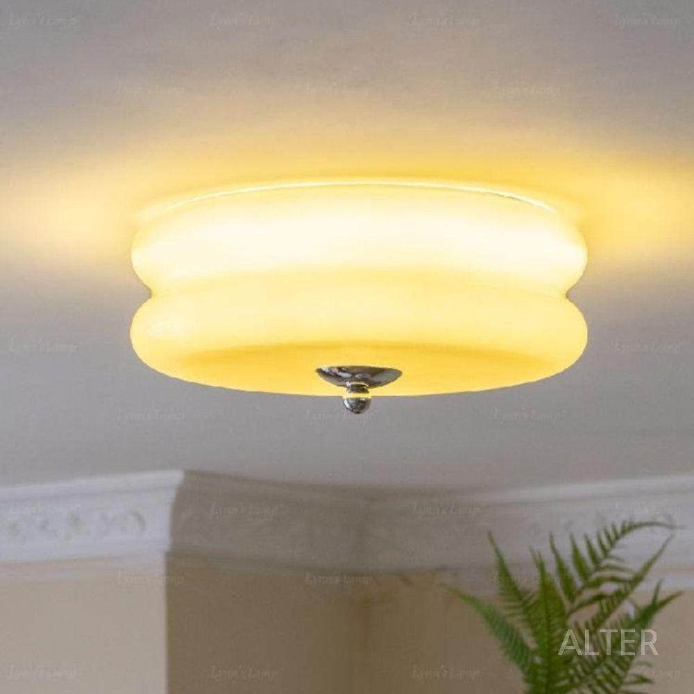 led 방등 천장등 교체 거실 안방 전등 벽등 형광등 직부등 보조등 우유색 32cm 따뜻한 빛 - 상세 이미지 3