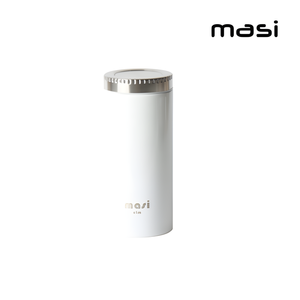 마시 CTM 316 스텐 미니 차망 휴대용 텀블러 200ml, 화이트 - 메인 이미지