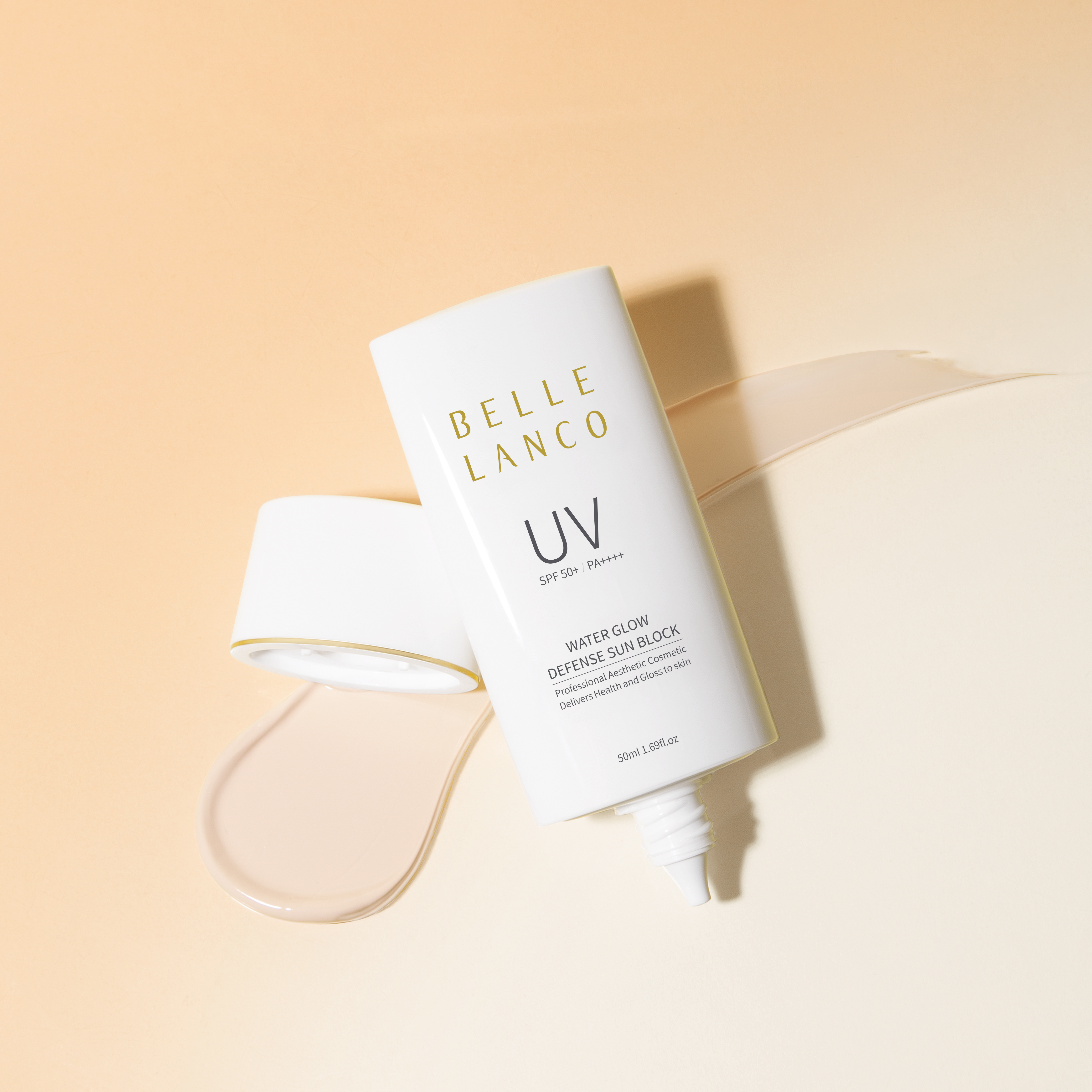 벨르랑코 톤업선크림 50ml (메이크업베이스 전문가용 / 승무원 파데프리 선크림)