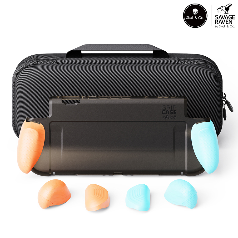 닌텐도 스위치2 케이스 스컬앤코 네오아머 그립케이스 맥스캐리 파우치 세트 - 상세 이미지 3