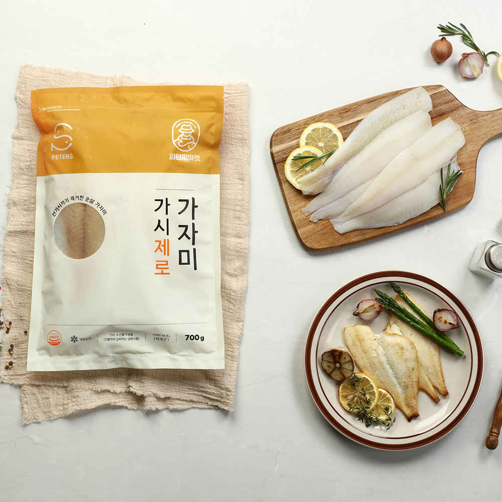 피터씨마켓 가시제로 순살 가자미 700g, 1개 - 상품 이미지
