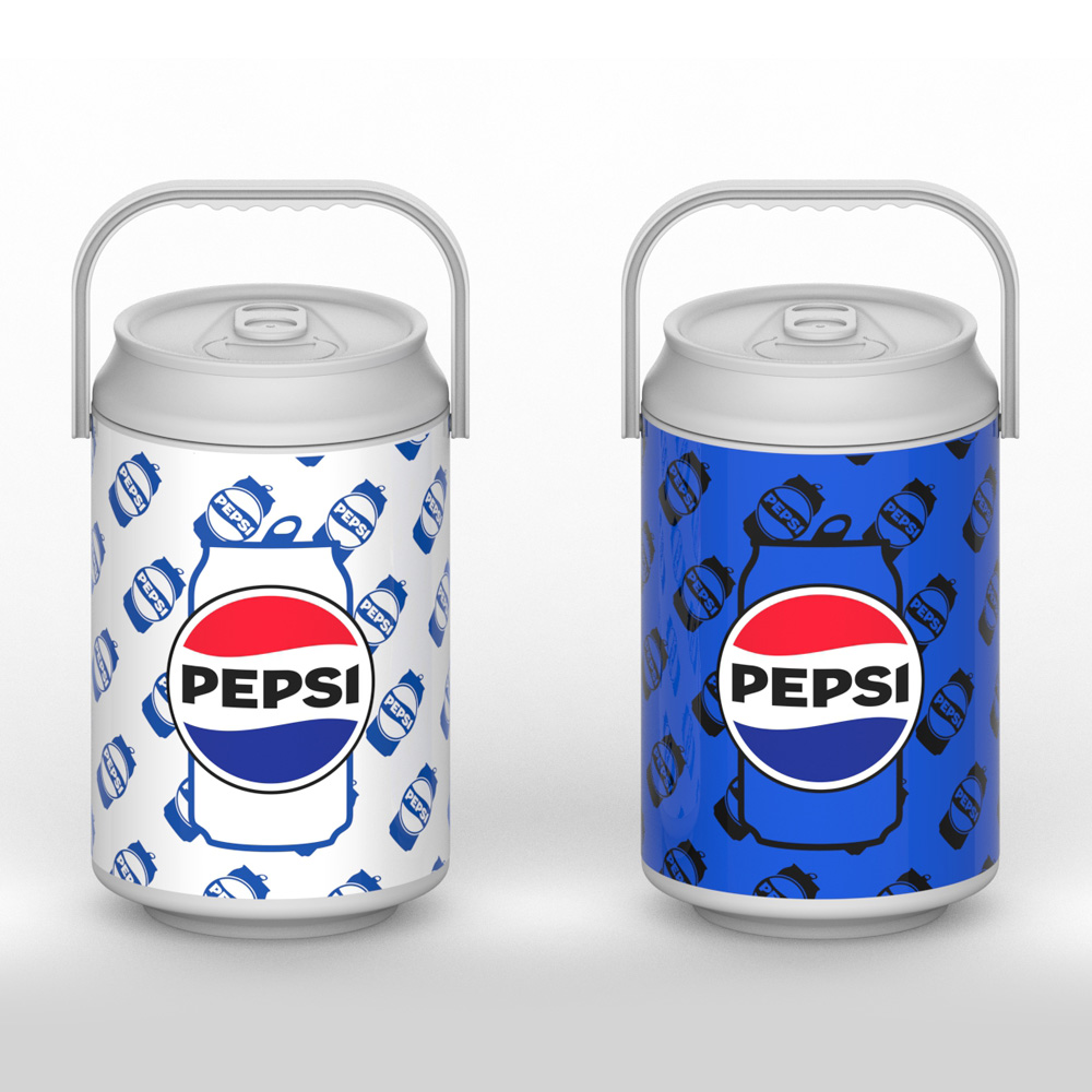 펩시 휴대용 아이스박스 18L 감성 캠핑 낚시 차량 피크닉 PEP-ICEB01 - 상세 이미지 2