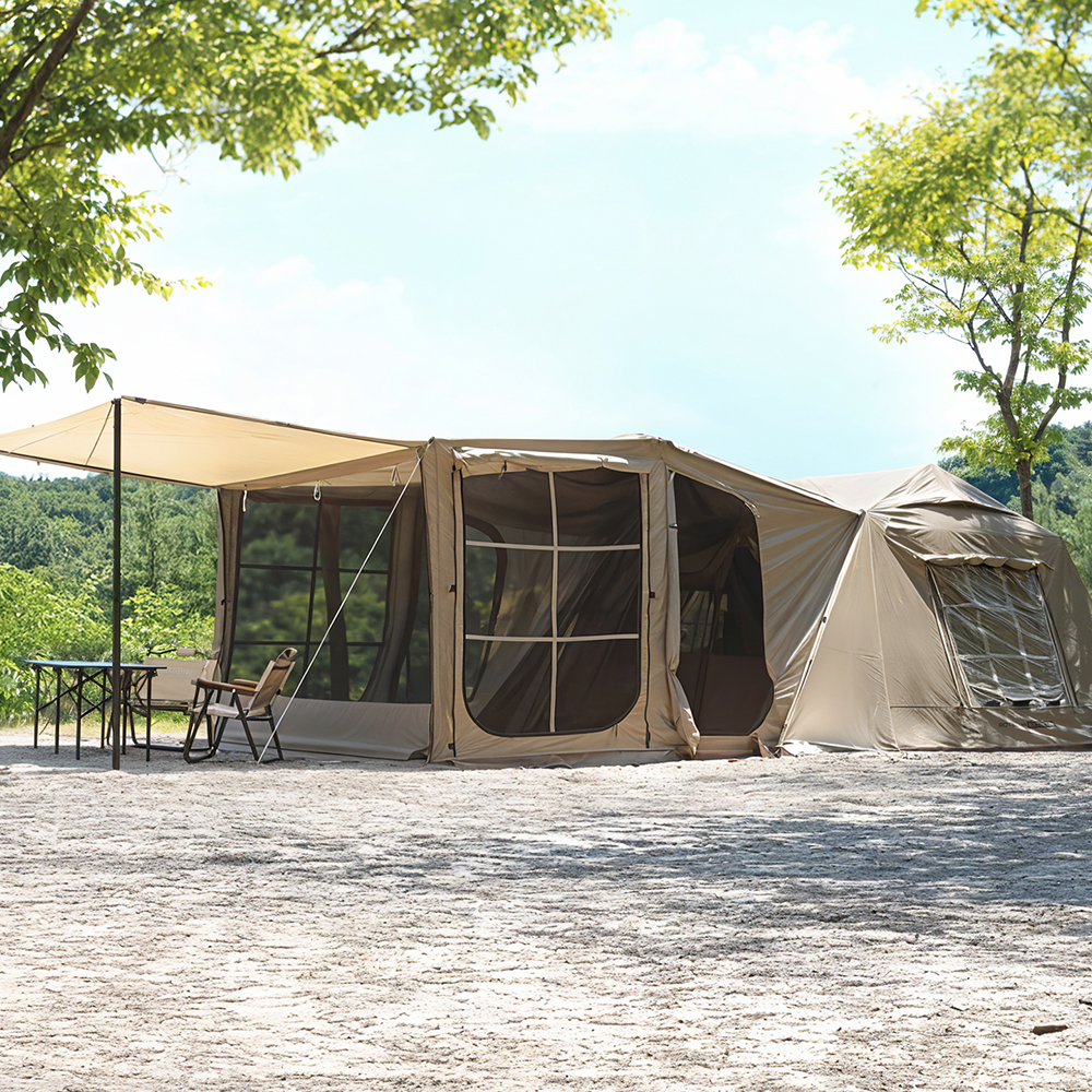 [풀오픈/하프오픈전용] 힐하우스 그늘막 원터치 텐트 확장형 전실