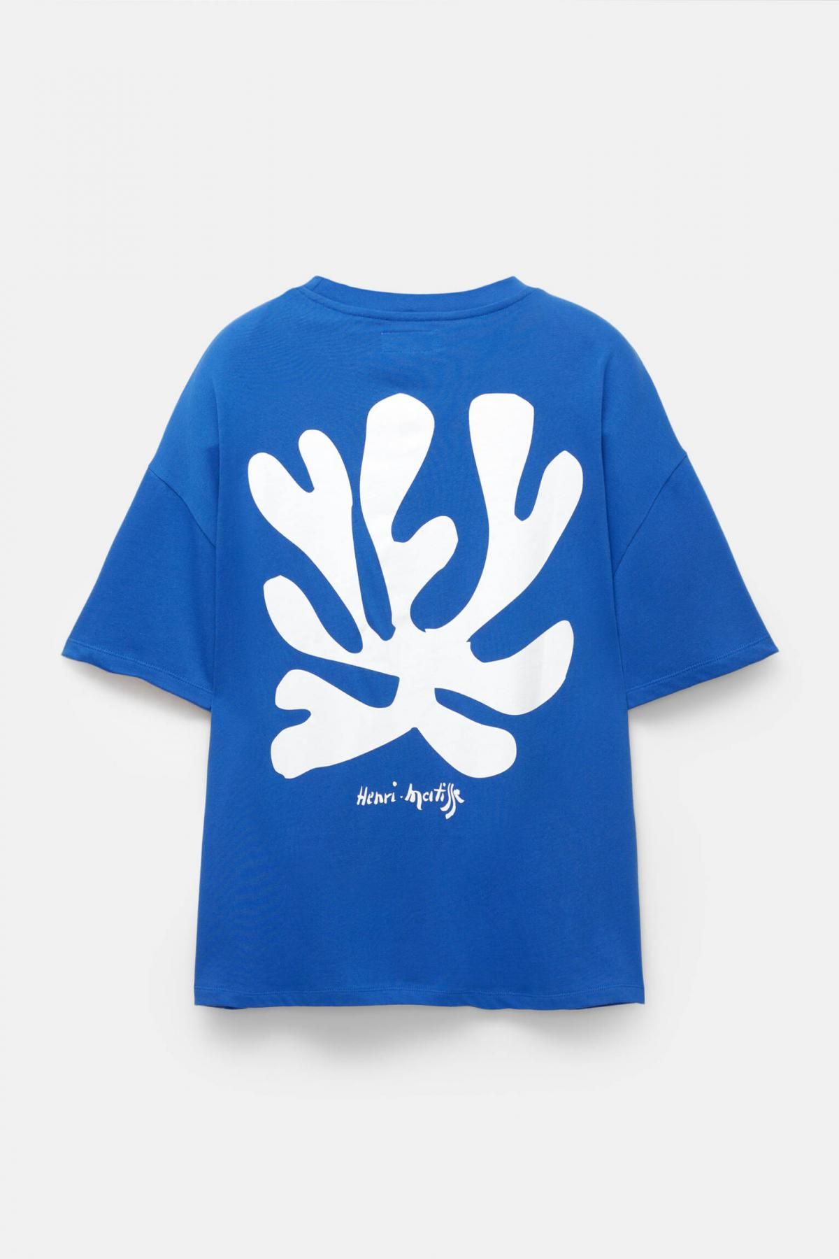 풀앤베어 블루 마티스 그래픽 반팔 티셔츠 7151/336 BLUE - 상세 이미지 5