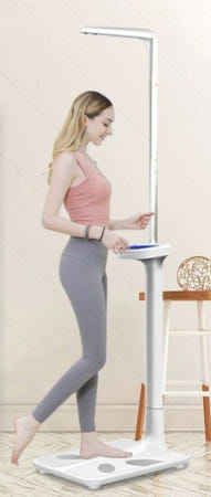 키 측정기 초음파 기계 체지방 지능형 재는 체중 bmi 신체검사 디지털 무선 키측정 측정