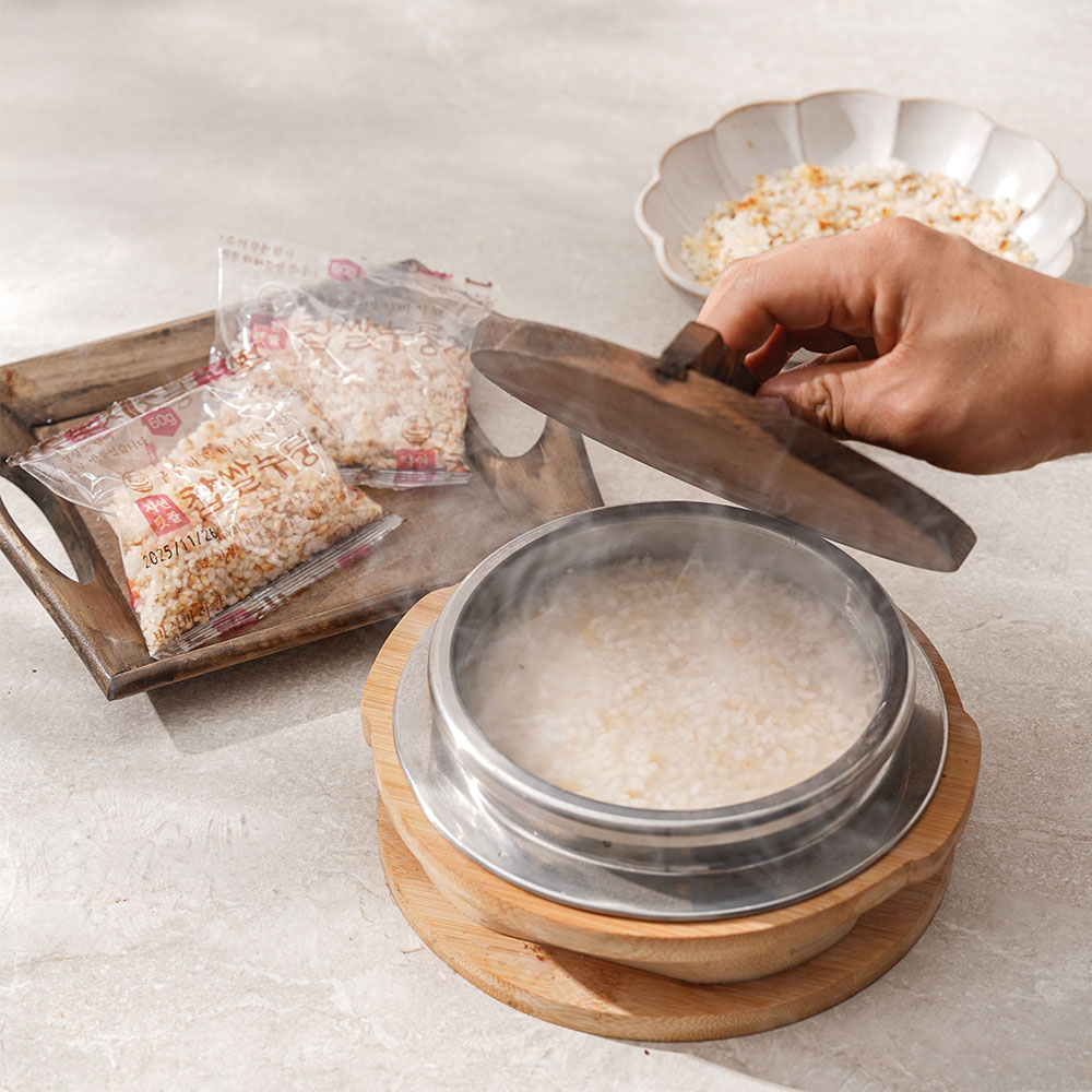 자연햇쌀 찹쌀 누룽지 60g 40개 캠핑 여행용 개별포장 숭늉 유아 간식