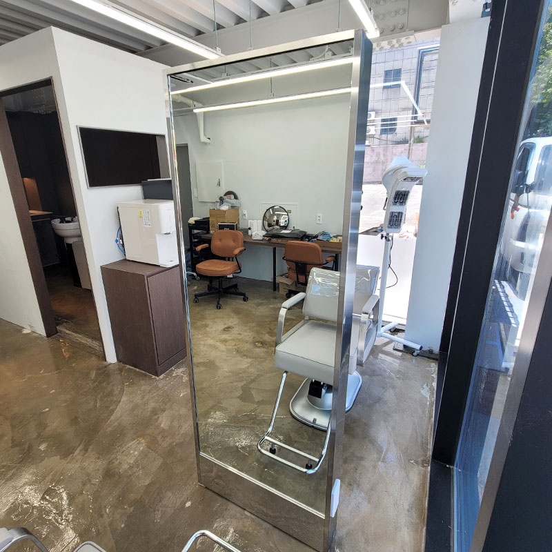 양면 대형전신거울 미용실경대 양면형거울