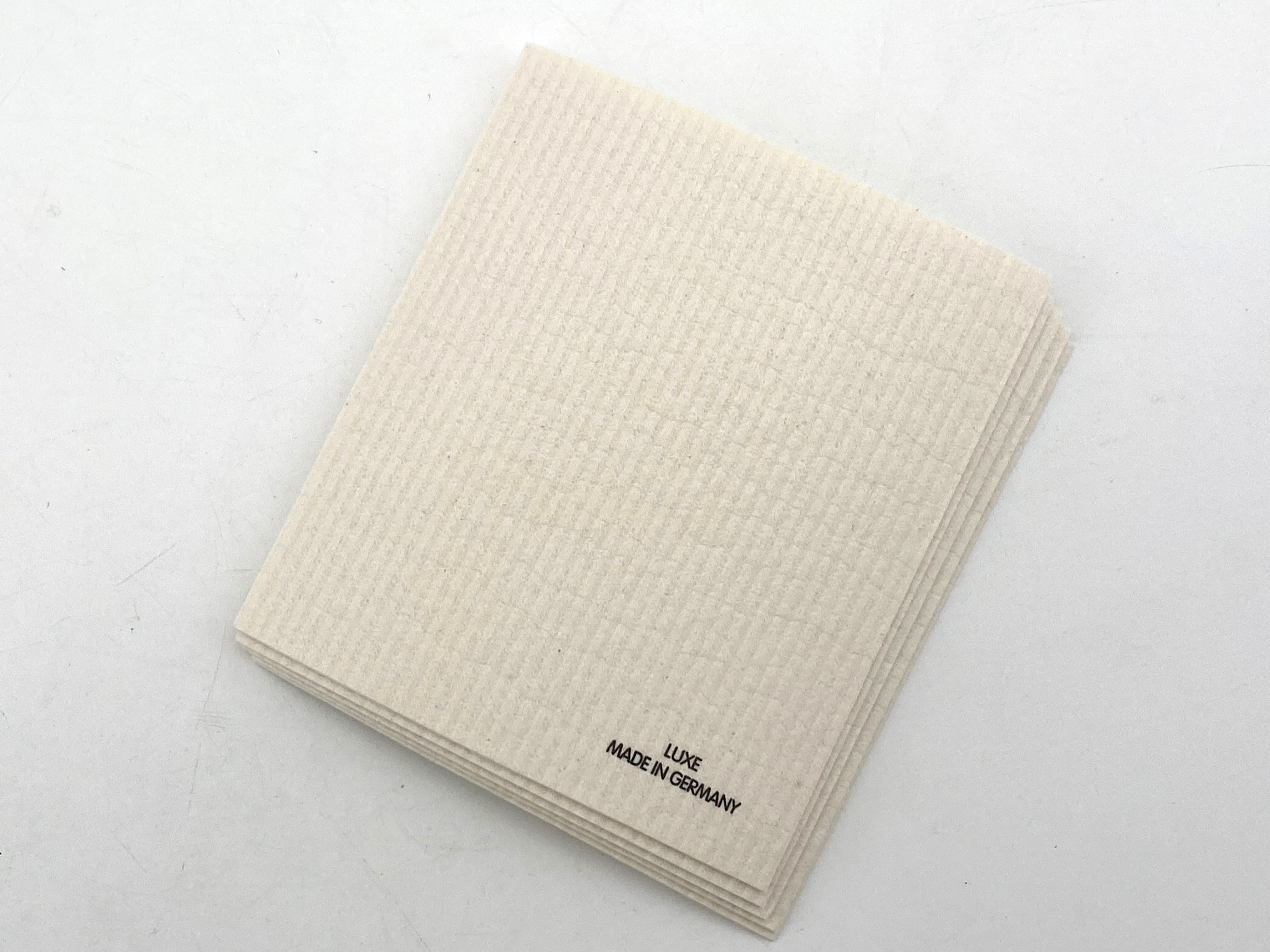 독일 셀룰로오스 행주 세트, 럭스 100% 완제품 5개, 17cm, 화이트