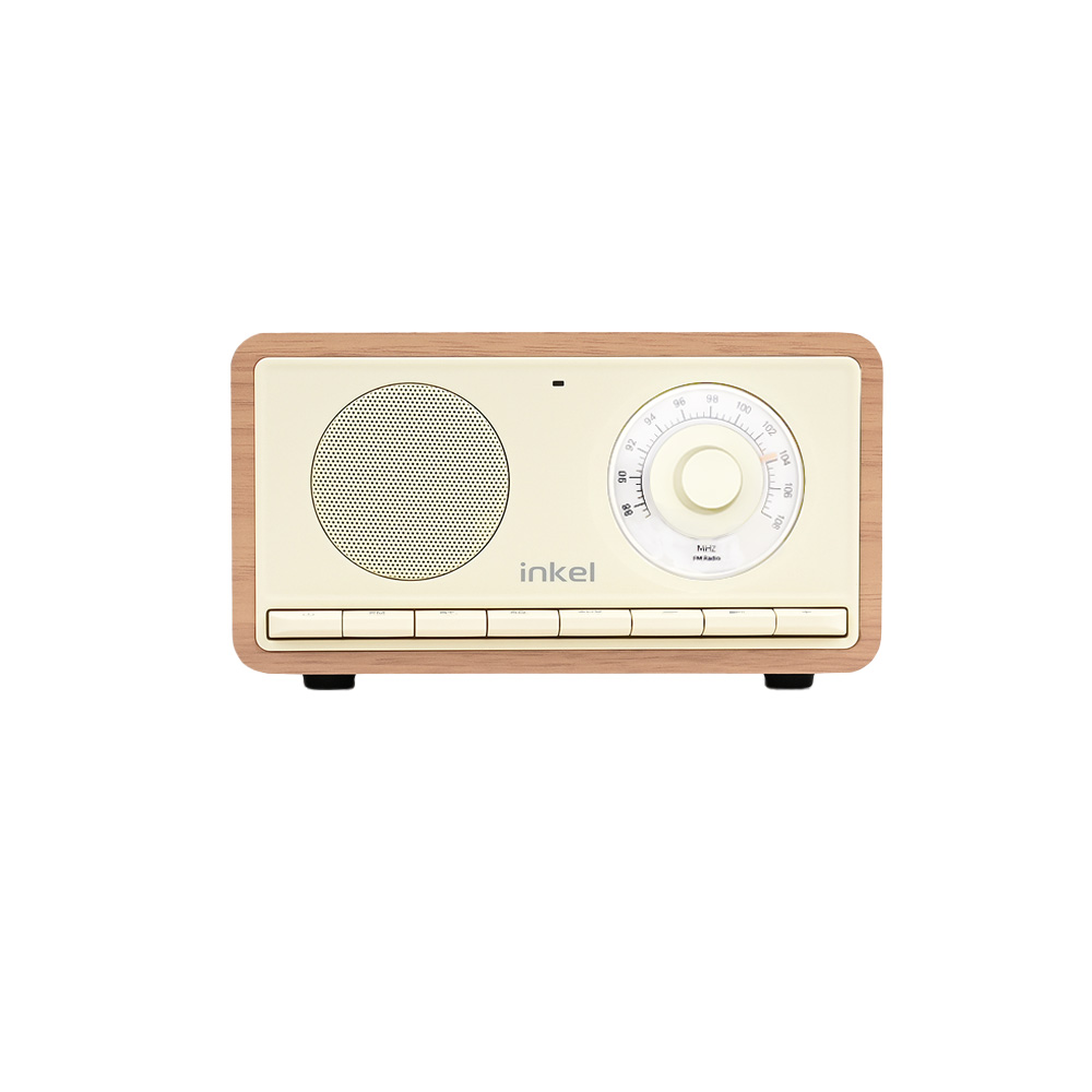 인켈 IK-BT53 휴대용 레트로 블루투스 스피커 FM 라디오 Micro SD AUX - 상세 이미지 2