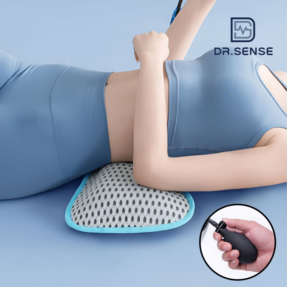 높이조절 허리베개 디스크 통증 요추 낮은 베개