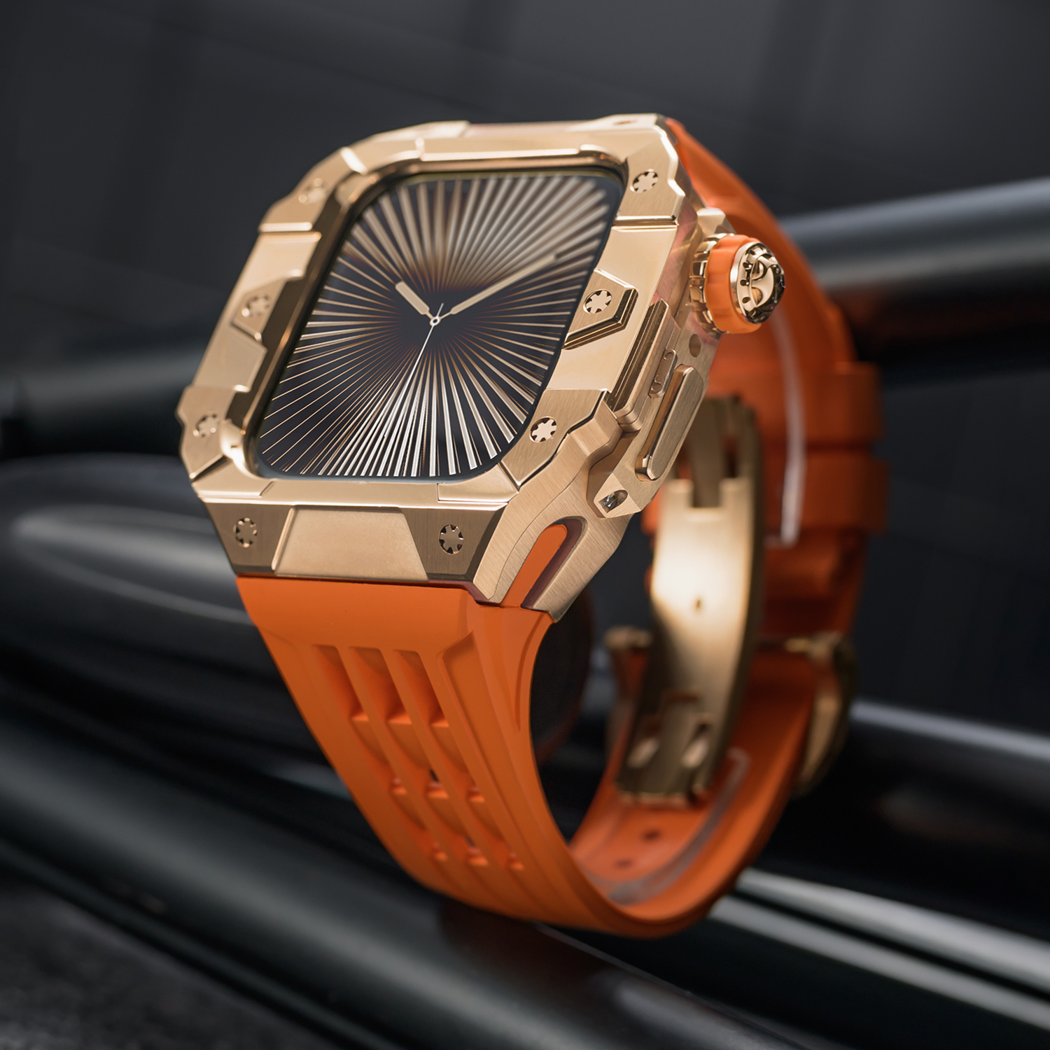 애플워치 11 스트랩 10 메탈 케이스 애차드밀 리차드밀 일체형 명품 밴드 풀커버 46mm