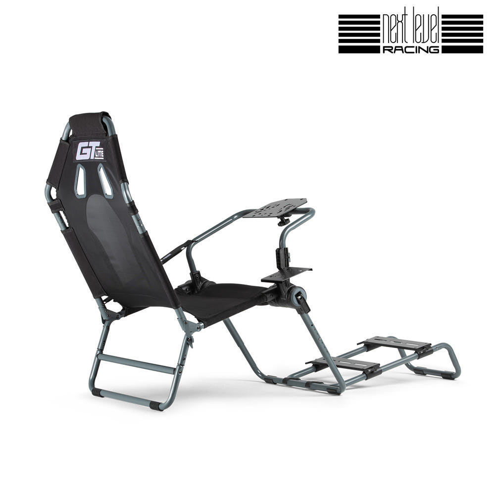 넥스트 레벨 레이싱 GT Lite Carbon Grey Edition 레이싱 시트 거치대 게임 장비 (NLR-S021) - 상세 이미지 3