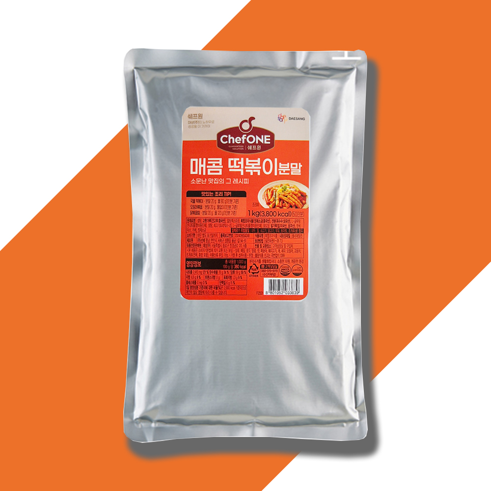 쉐프원 매콤 떡볶이 분말 1kg 외 5종 분말 조미료 - 상품 이미지