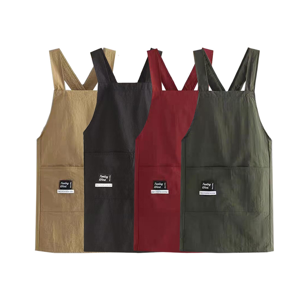 주방 업소용 방수 앞치마 보육교사 앞치마 조끼형