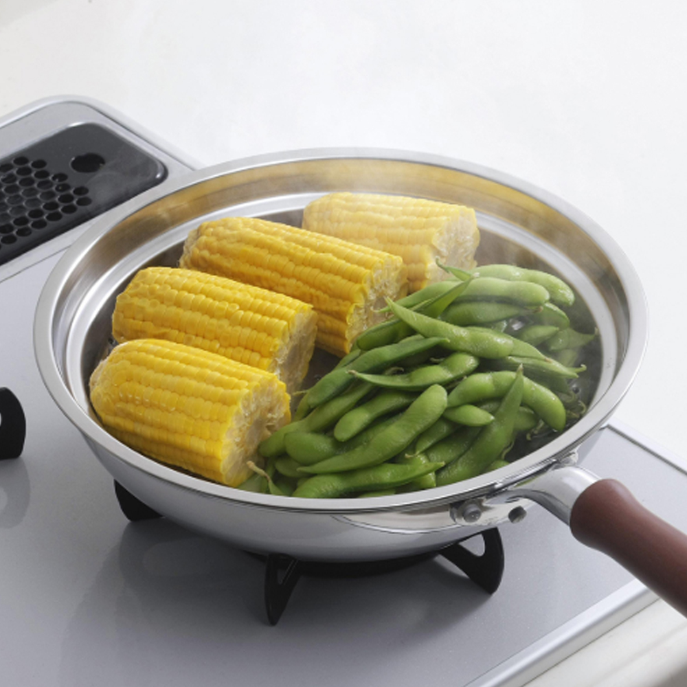 일본 돔형 스텐 찜기 찜솥 냄 인덕션 이유식 찜냄비 - 상세 이미지 3