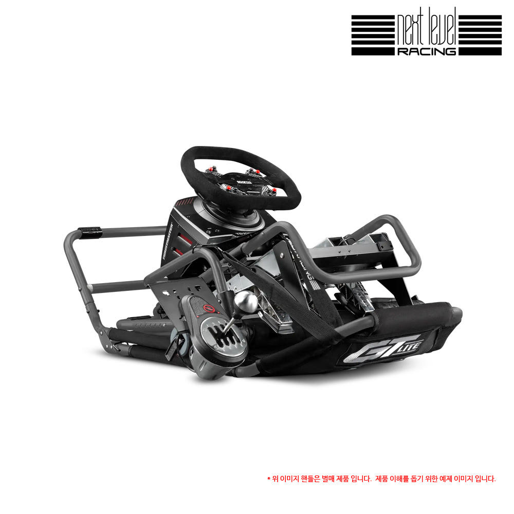 넥스트 레벨 레이싱 GT Lite Carbon Grey Edition 레이싱 시트 거치대 게임 장비 (NLR-S021) - 상세 이미지 2