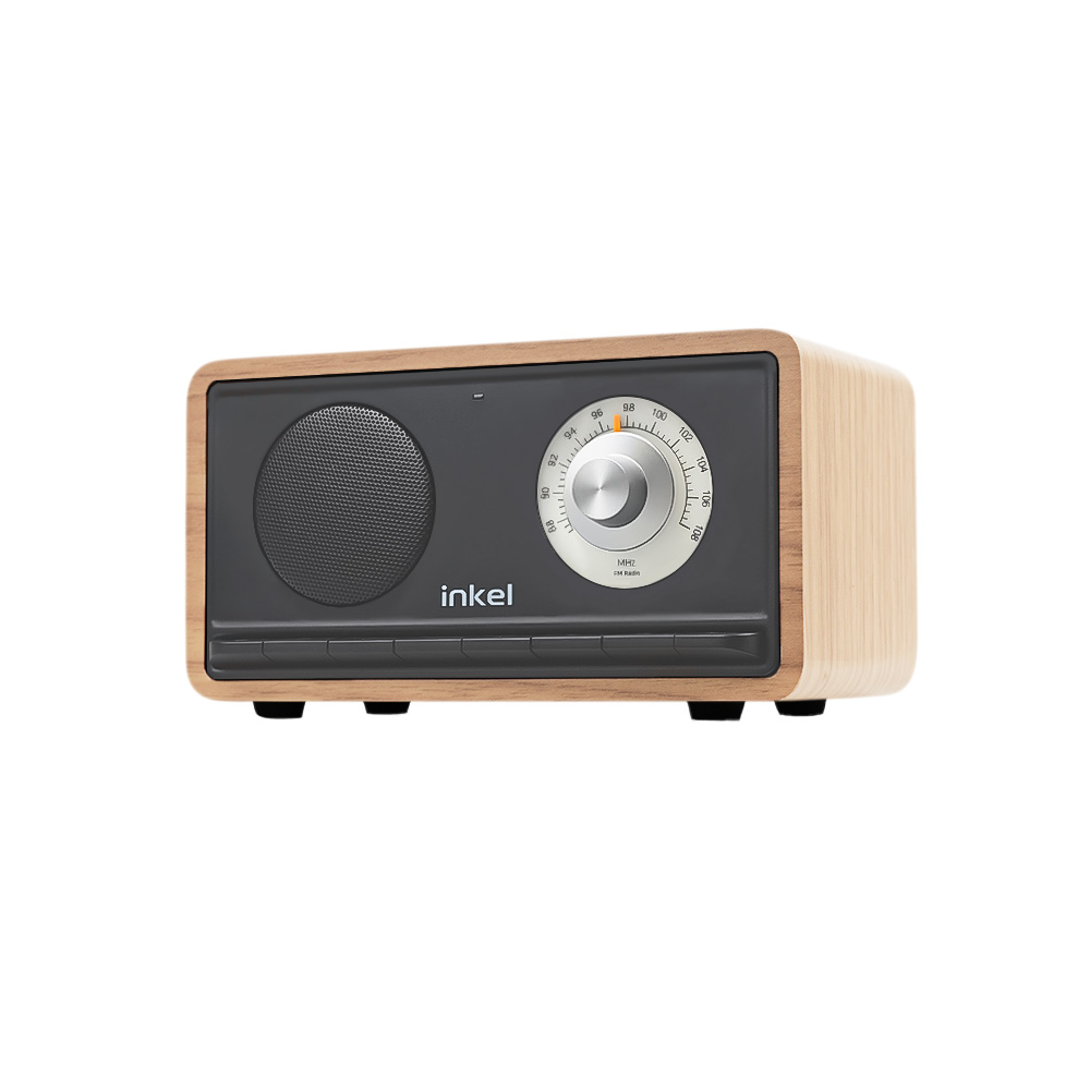 인켈 IK-BT53 휴대용 레트로 블루투스 스피커 FM 라디오 Micro SD AUX - 상세 이미지 3