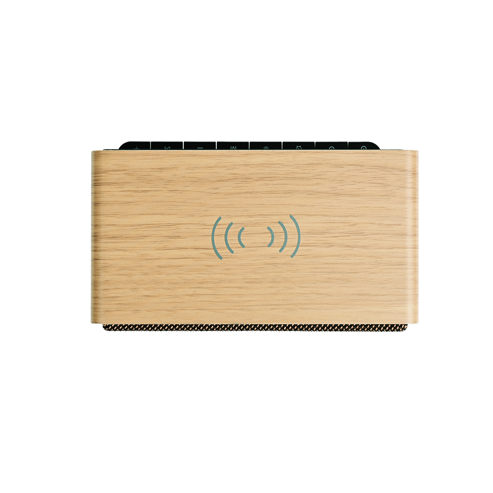인켈 IK-BT55C 레트로 감성 블루투스 스피커 FM 라디오 스마트폰 무선충전 - 상세 이미지 4