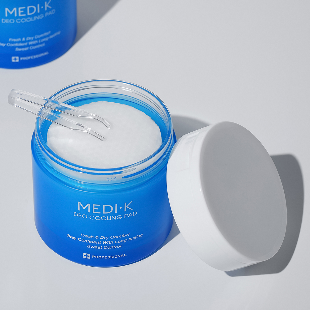 약국입점 메디케이 데오드란트 쿨링 패드 대용량 70매 140ml 겨드랑이 땀 소취 겨땀냄새 암내제거 이미지 3