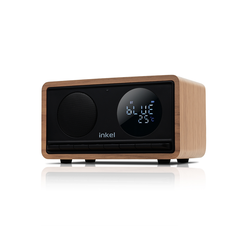 인켈 IK-BT55C 레트로 감성 블루투스 스피커 FM 라디오 스마트폰 무선충전 이미지 6
