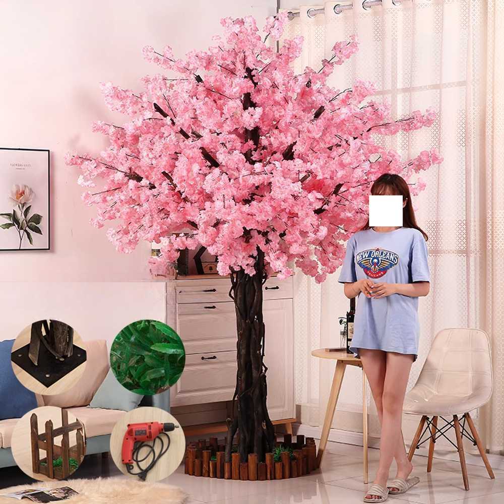 대형 인공 벚꽃나무 조화 배경 인테리어 포토존 인조 1.5m x 1m (확장형) - 상세 이미지 5