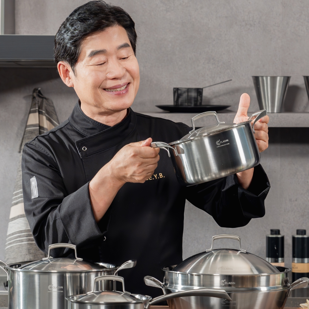 [N배송] 클래딘 IH 통5중 316Ti 이연복 티타니아 편수 양수 찜기 스텐 냄비 20cm 이미지 6