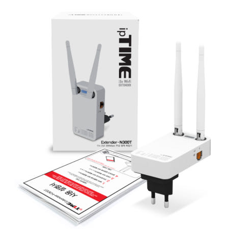 WIFI 거리연장기 N타입 300Mbps EXTENDER-N300 안테나 2개
