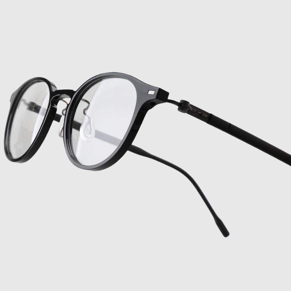 국산 남자 여자 무나사 신소재 가벼운 투명 뿔테 안경테 사각 원형 다각형 블루라이트차단
