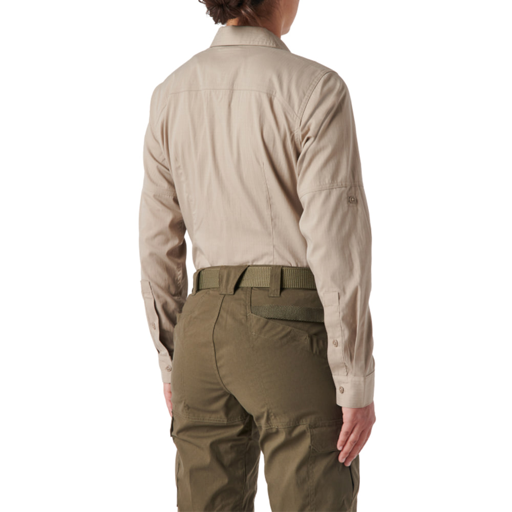 5.11 택티컬 여성용 ABR 프로 셔츠 긴팔 (카키) - WM ABR PRO SHIRT LS (KHAKI) - 상세 이미지 3
