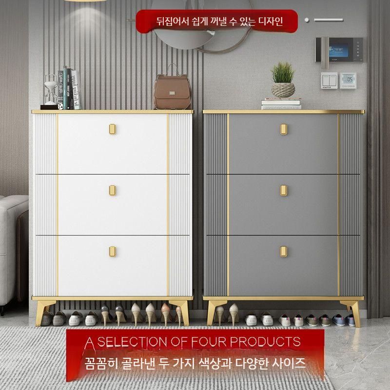 아파트신발장 슬림콘솔 현관신발장 간편한사용 입구 - 상세 이미지 5
