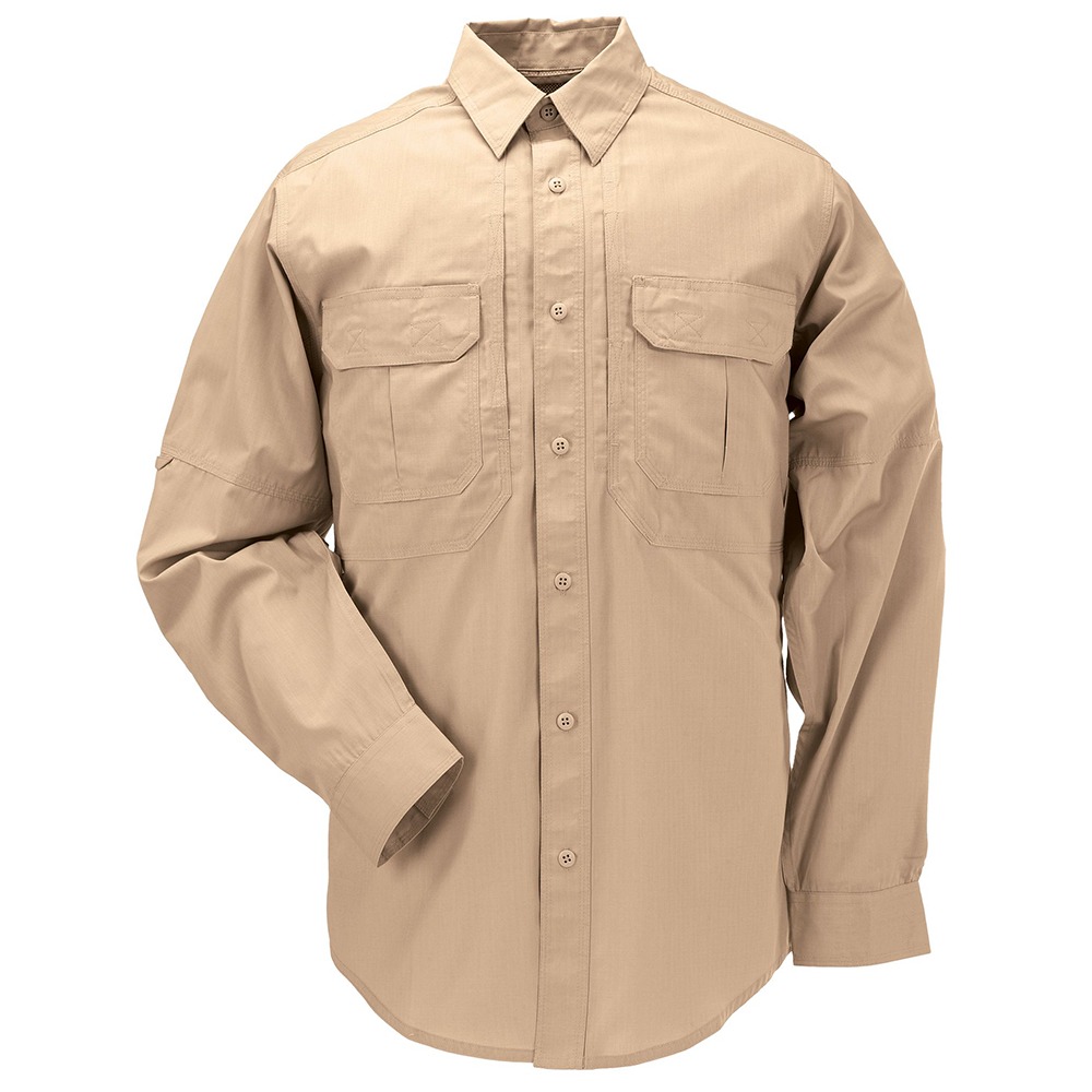 5.11 택티컬 택라이트 프로 긴팔 셔츠 (코요테) - Taclite Pro Long Sleeve Shirt (Coyote) - 메인 이미지