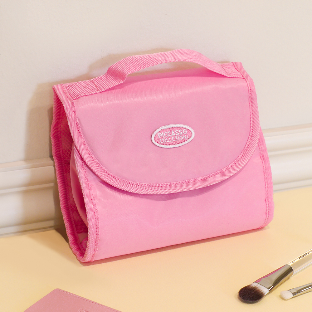 [피카소꼴레지오니] 데일리 메이크업 파우치 핑크 1ea