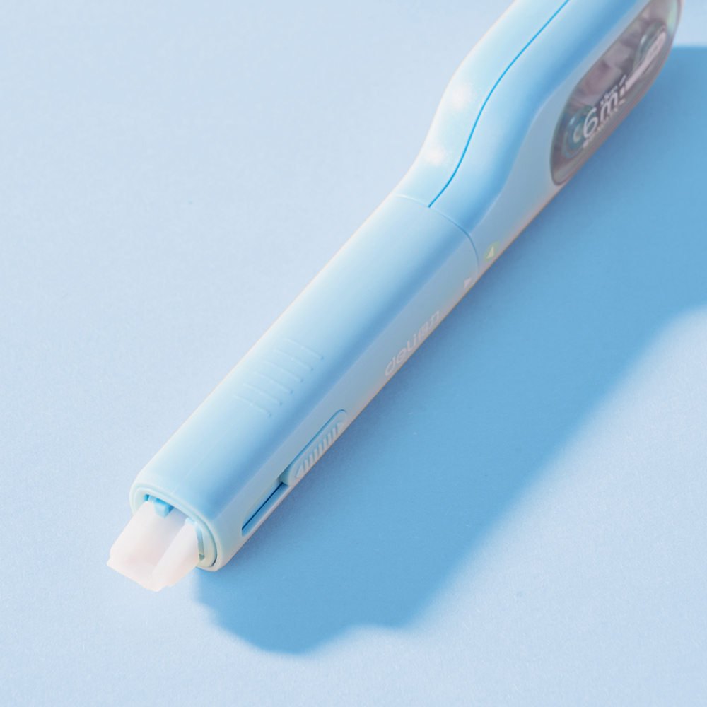 슬림 펜타입 수정테이프 5mmx6M 화이트 오래사용하는 화이트 수정용품 볼펜지우개 필통속 이미지 7