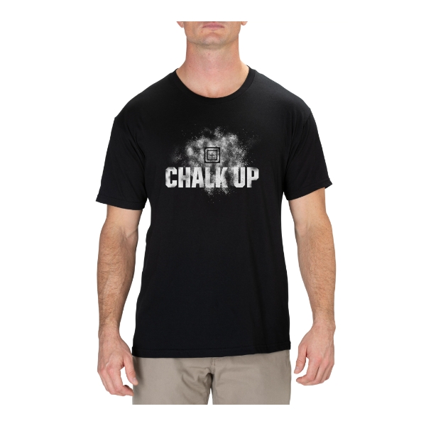 5.11 택티컬 초크 업 반팔 티셔츠(블랙) - Chalk Up Tee (Black) - 상품 이미지