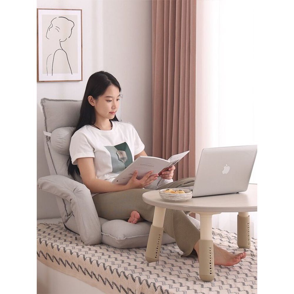 좌식 의자 푹신한 편안한 각도조절좌식의자 소파 등받이 체어 - 상품 이미지