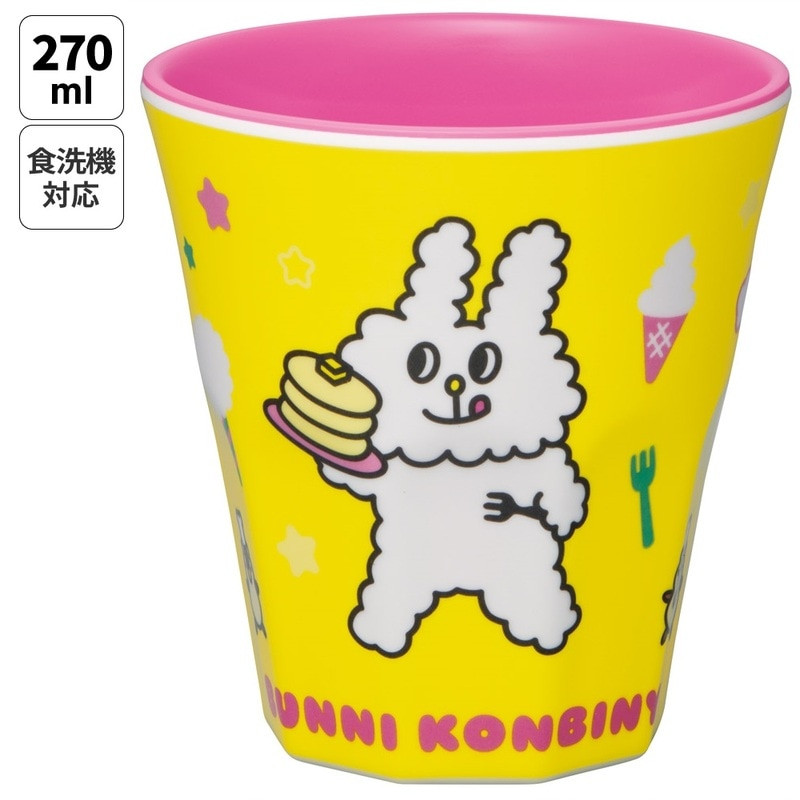 [발주상품 2~4 영업일 후 발송예정] 스케이터 버니 콘비니 캐릭터 멜라민 텀블러 270ml MTB2 - 주방·식기 - 하카타몰