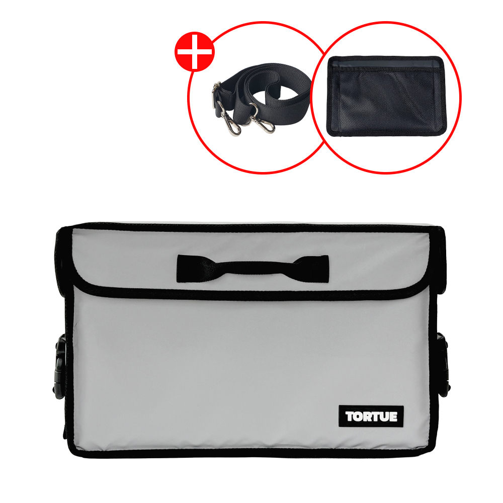 TORTUE 토투 배달가방 버거가방 자석개폐형 30L 은갈치