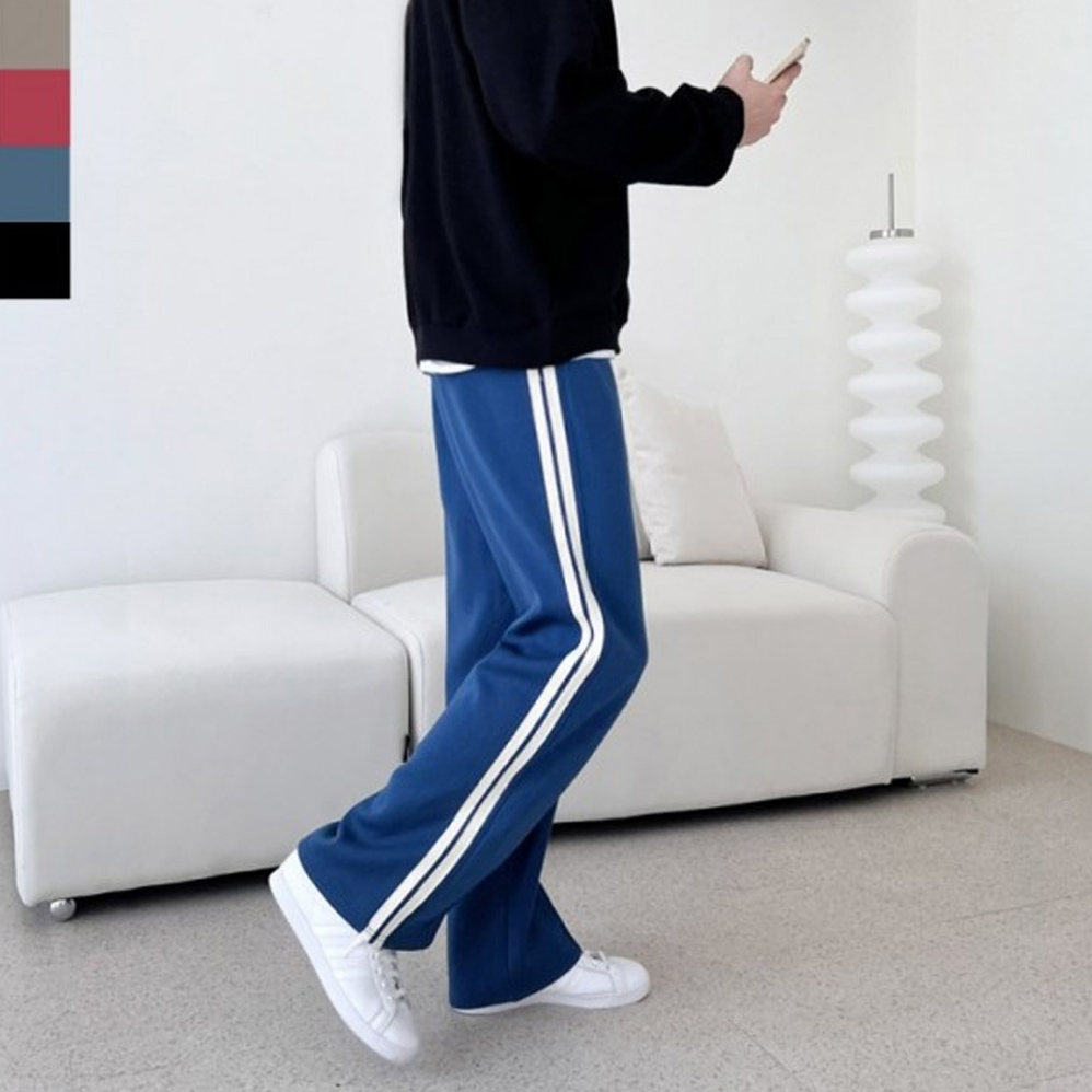 남자 와이드 트레이닝 스웻 스웨트 벌룬 팬츠 (4color) - 상세 이미지 4