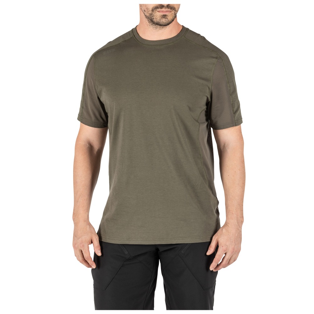 5.11 택티컬 레콘 차지 반팔 티셔츠 (레인저그린) - Recon Charge SS T Shirt (Ranger Green) - 상품 이미지