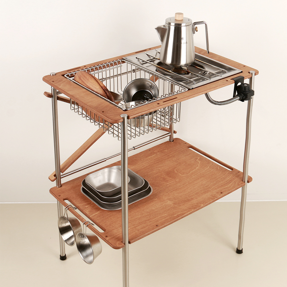 홀러 IGT 키친 테이블 우드 쉘프 커스텀 보드