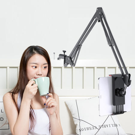 클램프 태블릿거치대 아이패드 자바라 관절 집게 침대 책상 갤럭시탭 거치대